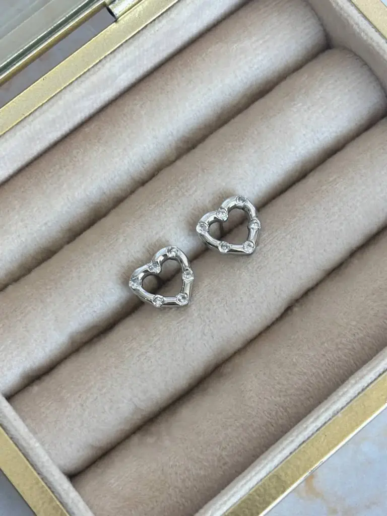 Zarcillos Claudia Silver