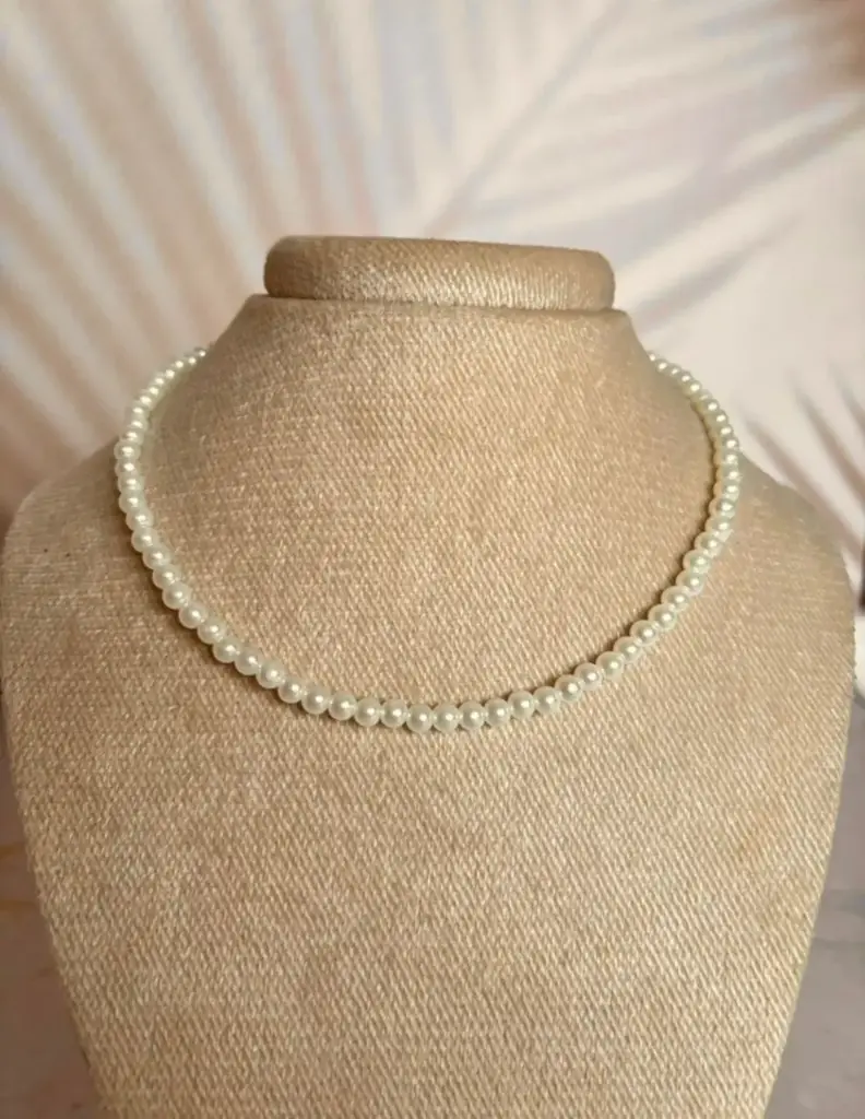 Choker Perlas
