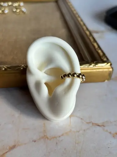 [CA-000152] Earcuff Gold 4mm