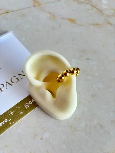 [CA-000153] Earcuff Gold 6mm