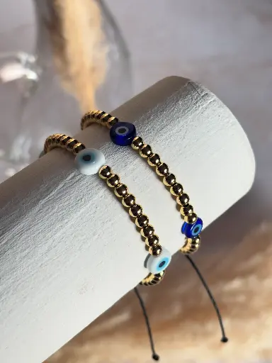 [CA-000157] Pulsera Ojo Turco Gold