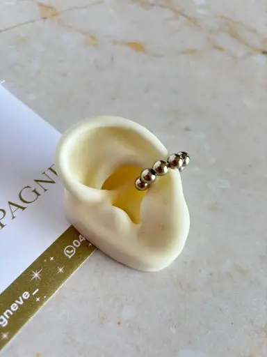 [CA-000198] Earcuff Silver 6mm 