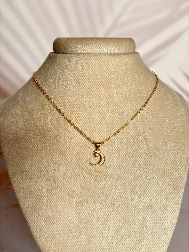 [CA-000216] Collar Luna y estrella