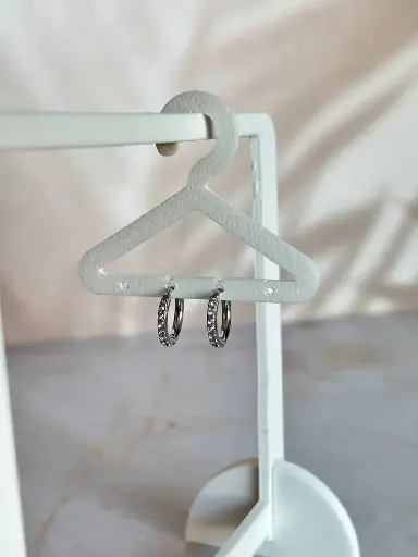 [CA-000245] Argollas Alba Silver XS