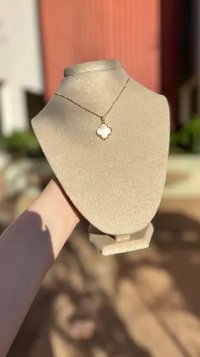 [CA-000369] Collar Van Cleef Nácarado	