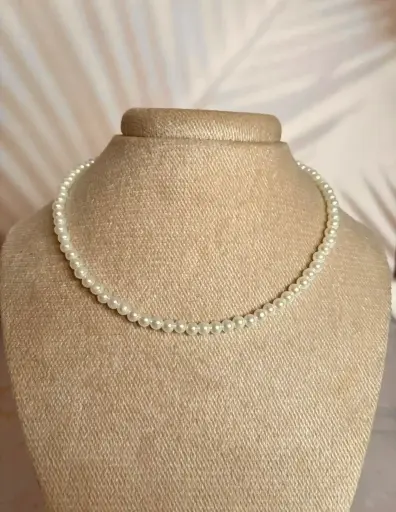 [CA-000385] Choker Perlas
