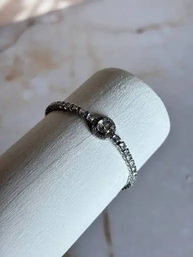 [CA-000400] Pulsera Fiorella Silver