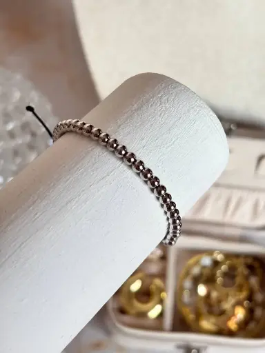 [CA-000430] Pulsera Balines Silver