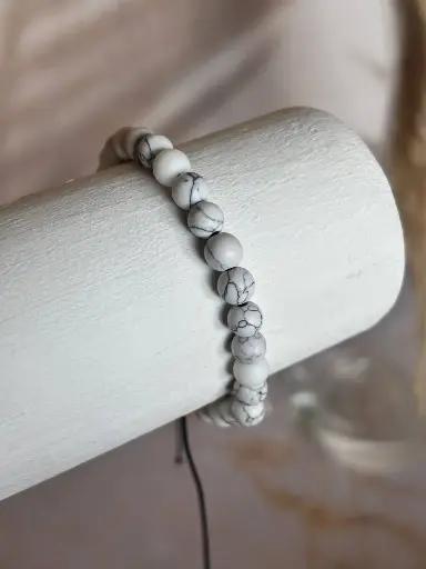 [CA-000457] Pulsera Howlite