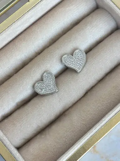 [CA-000514] Zarcillos Pía Silver