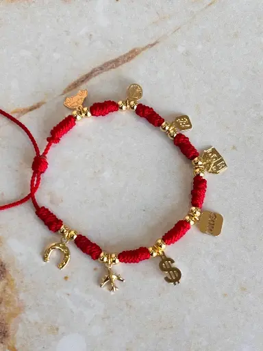 [CA-000564] Pulsera deseos multicharm