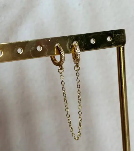 [CA-000064] Argollas mini Laura gold